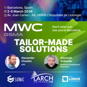Larch Networks at MWC Barcelona